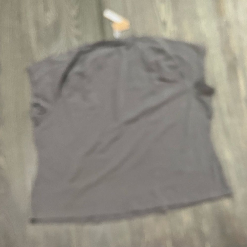 Skims (G1)New Vintage Cropped Raglan T-Shirt Crewneck ShortSleeve GrayChalk 4X - Picture 2 of 3
